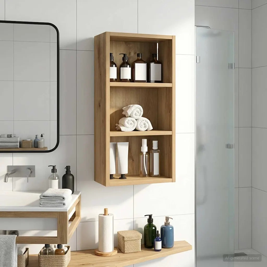 Armadio da bagno a muro Rovere Artigianale 30 x 16 x 62,5 cm 889342