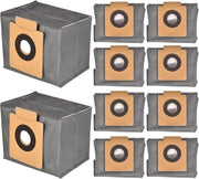 Set di sacchi aspirapolvere per Eufy Clean X8 Pro / X10 Pro Omni - sacchi di riserva - set di accessori - sacchi aspirapolvere - 10 pezzi