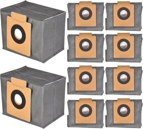 Set di sacchi aspirapolvere per Eufy Clean X8 Pro / X10 Pro Omni - sacchi di riserva - set di accessori - sacchi aspirapolvere - 10 pezzi