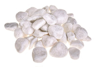 Set Sassolini Artificiali Decorativi Bianchi 10 kg Misure 2 3 cm