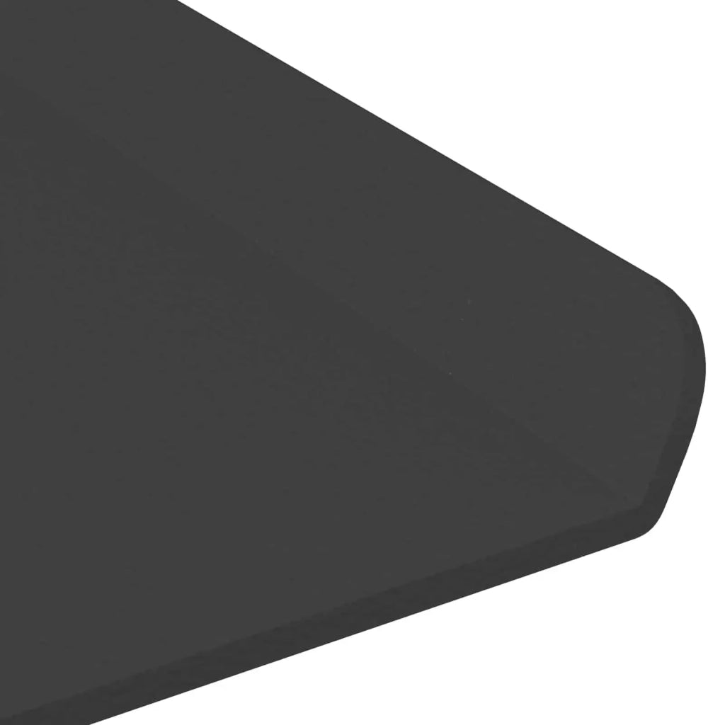 Mensola sospesa 4 pcs Nero 80 x 18 x 2,5 cm Acciaio 8004033