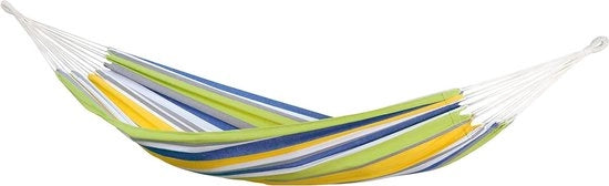 Racchetta da Soggiorno Resistente alle Intemperie e ai Raggi UV, 200 cm x 100 cm, Peso Massimo 120 kg, Strisce Colorate, Tahiti.