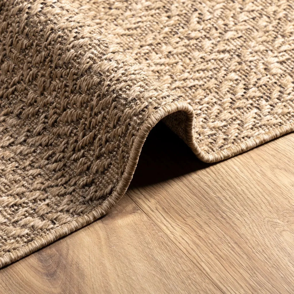 Tappeto del soggiorno | Tappeto ZIZUR 140x200 cm Aspetto Iuta per Interni ed Esterni