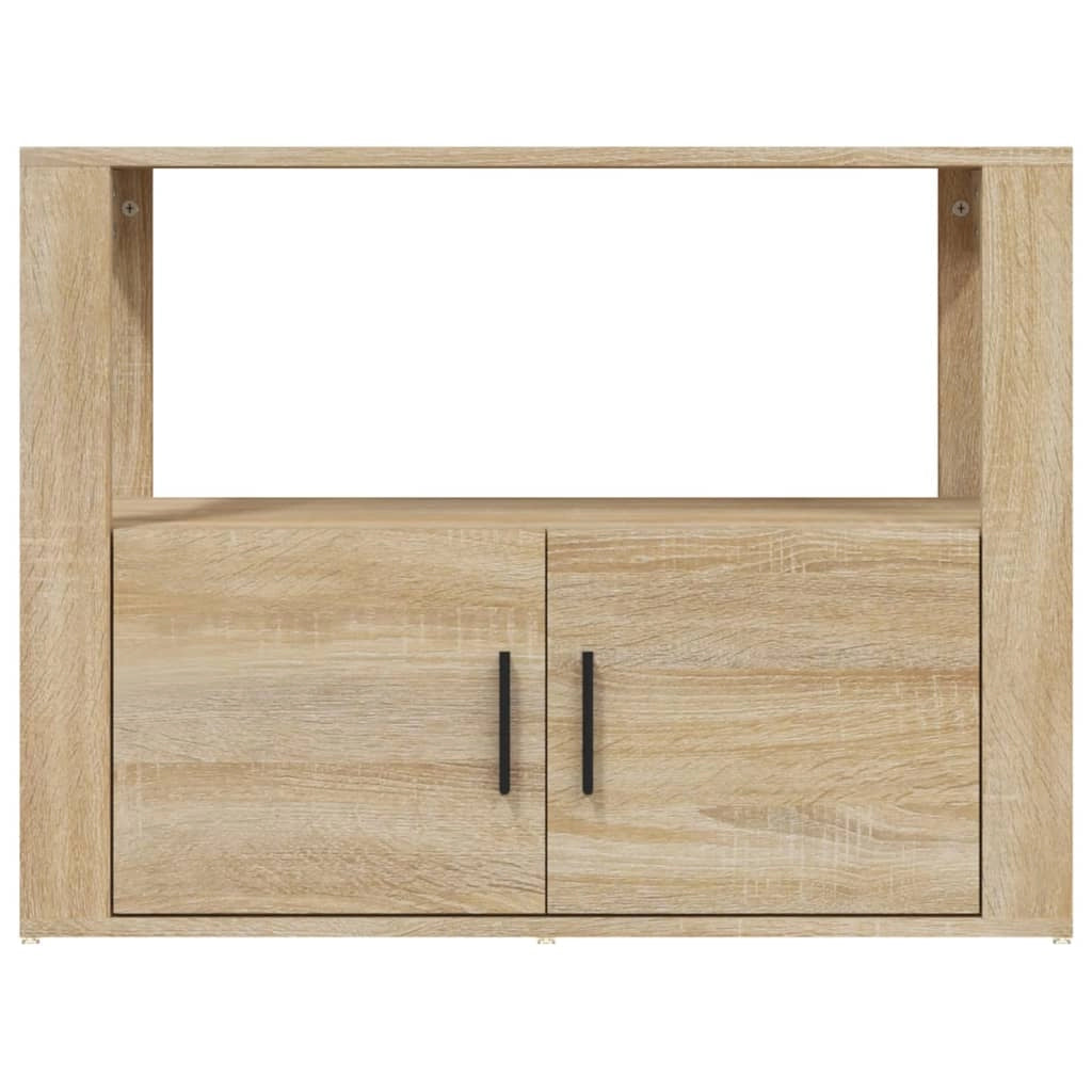 Buffet credenza cassettiera armadio mobile contenitore organizer cucina soggiorno rovere Sonoma 80 x 30 x 60 cm legno ingegnerizzato marrone 02_0031714