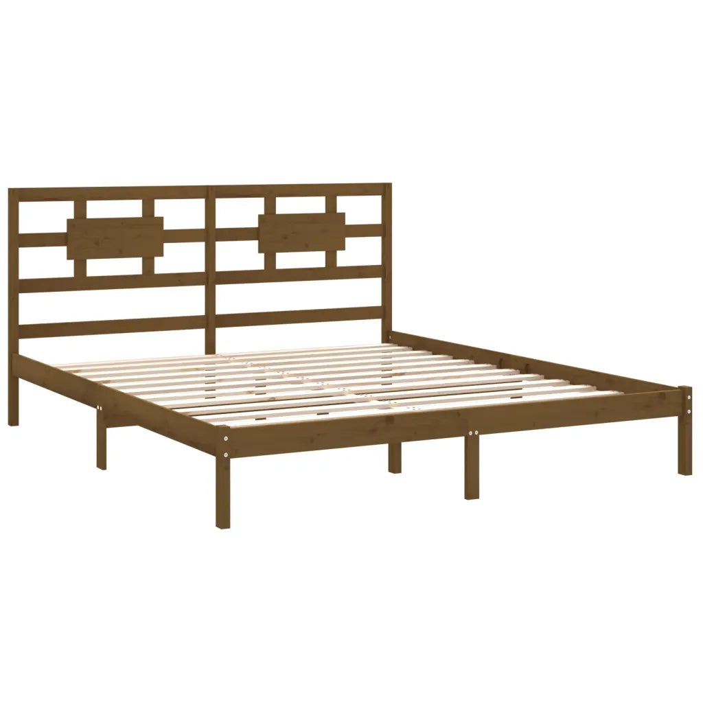Giroletto senza Materasso Ambra 200x200 Legno Massello 3105688