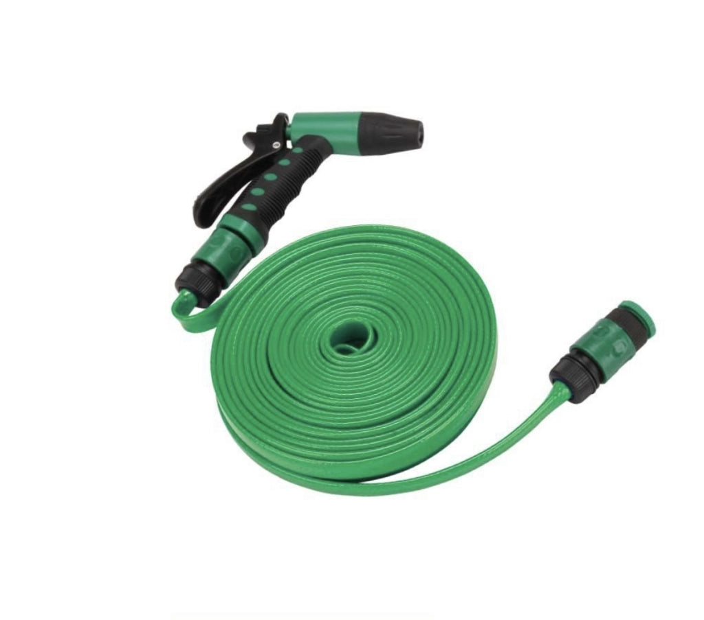 Pompa per irrigazione prato tubo 10 mt da giardino lavaggio auto con pistola innesto rapido