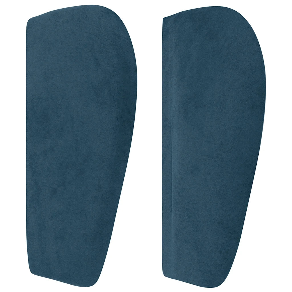 Testiera ad Orecchio Blu Scuro 183x23x78/88 cm in Velluto 3117348
