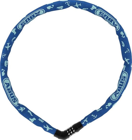 Cassaforte a catena Steel-O-Chain 4804C Simboli – cifratura a cifre per biciclette per bambini – livello di sicurezza 3