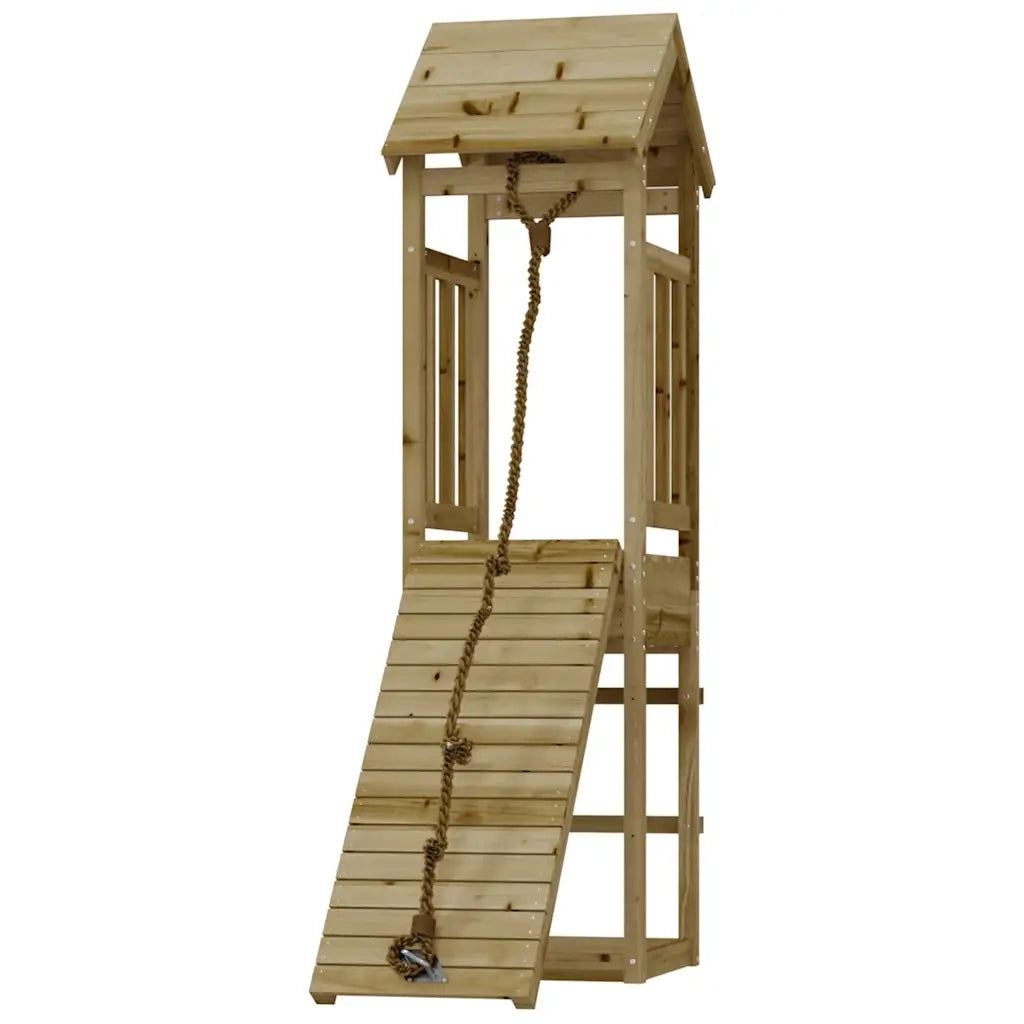 Casetta con Arrampicata in Legno di Pino Impregnato CFW3221278