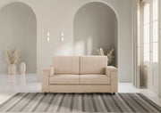 Divano marrak 2 posti medio (due sedute da 70cm) misure esterne l.168cm | beige - Mobili 2G