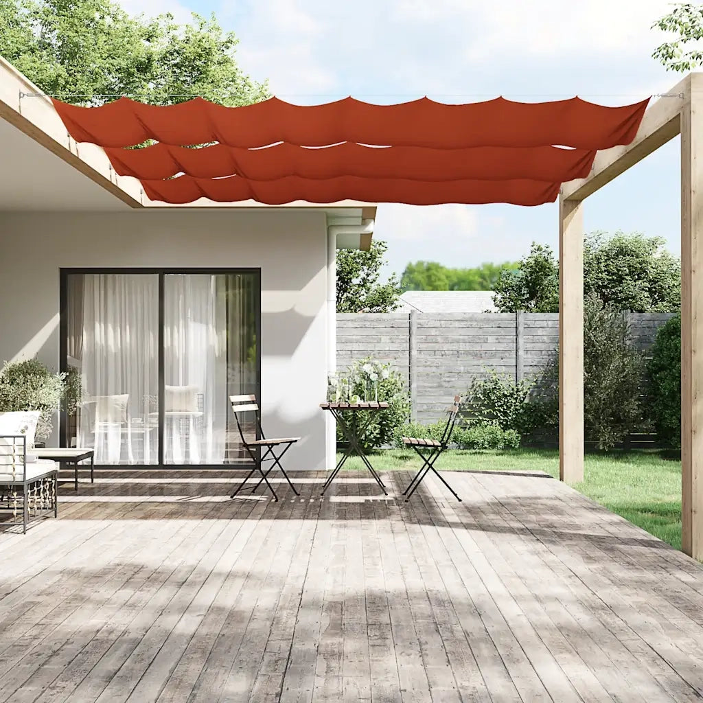 Paravento Verticale Terracotta 140x800 cm in Tessuto Oxford CFW1337654