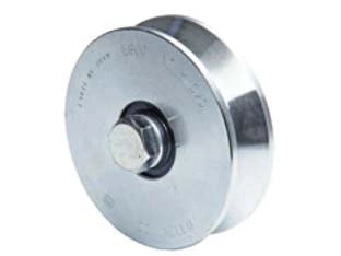 RUOTA CANCELLI GOLA V  ART.305- - mm.157x44 - 2 pezzi COMUNELLO