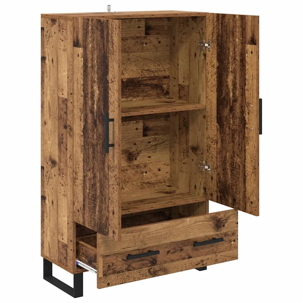 Credenza-Buffet-Armadio da cucina Legno vecchio 69,5 x 30 x 115 cm Legno multistrato