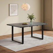Tavolo allungabile 3 lunghezze - Xylo - 140/180/220x90 cm - Grigio - Per 6-10 persone