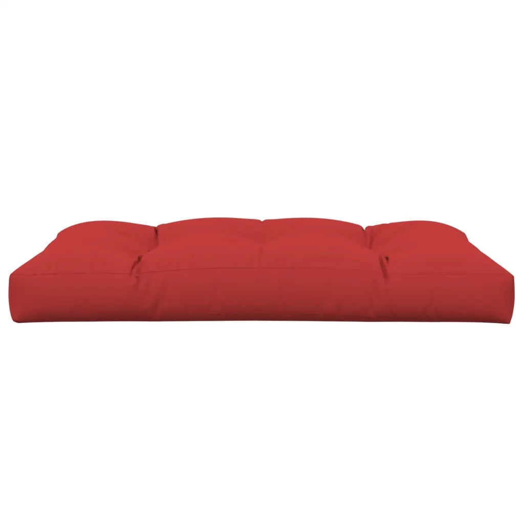 Cuscino per Pallet Rosso 120x80x12 cm in Tessuto 314418