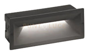 GES350-SEGNAPASSI AD INCASSO COLORE ANTRACITE A LED 4000K 1200LM 13W 25X9,8CM