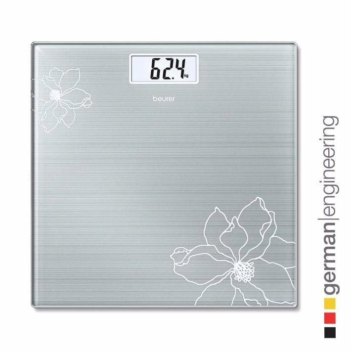Beurer GS 10 Quadrato Grigio Bilancia pesapersone elettronica