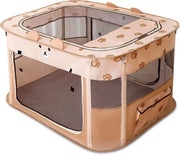 Recinzione per animali domestici pieghevole, gabbia per cani portatile, tenda per cani, panca per cani, recinzione per cani esterna con rete rimovibile con chiusura a zip, kennel per cani, con accessori gratuiti