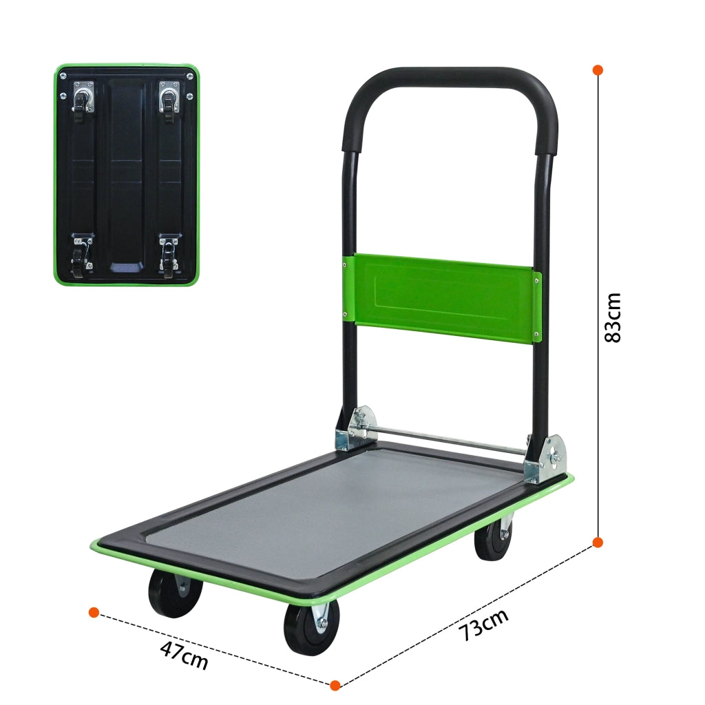 CARRELLO PIEGHEVOLE 150 kg Acciaio Verde