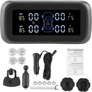 Sistema di rilevamento urti con display LCD e 4 sensori.
