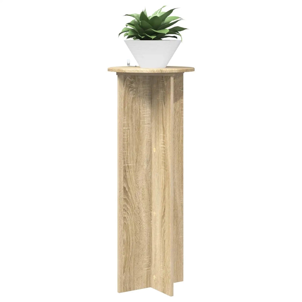 Supporto per piante 2 pcs Rovere Sonoma Ø40 x 100 cm 899692