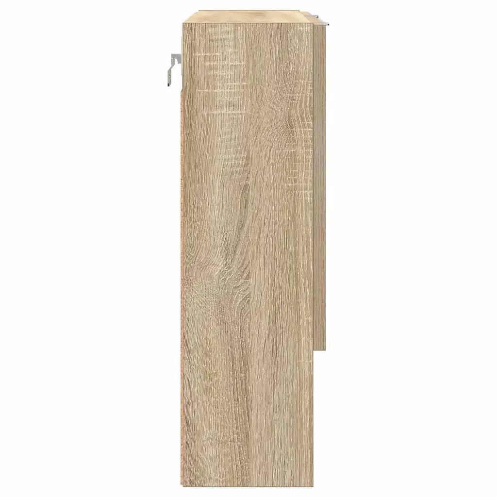 Mobiletto per specchio con porta Rovere Sonoma 59 x 17 x 55 cm 883366