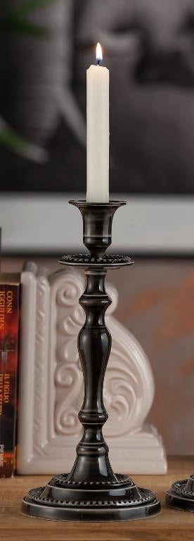 Portacandela Candeliere in metallo rayner 1 fiamma 12  x 28 cm