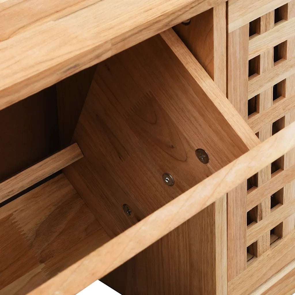 Panca con Scarpiera-Panca con Contenitore 94x20x38 cm in Legno Massello di Noce