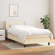 Giroletto a Molle con Materasso Crema 80x200 cm inTessuto cod mxl 58886