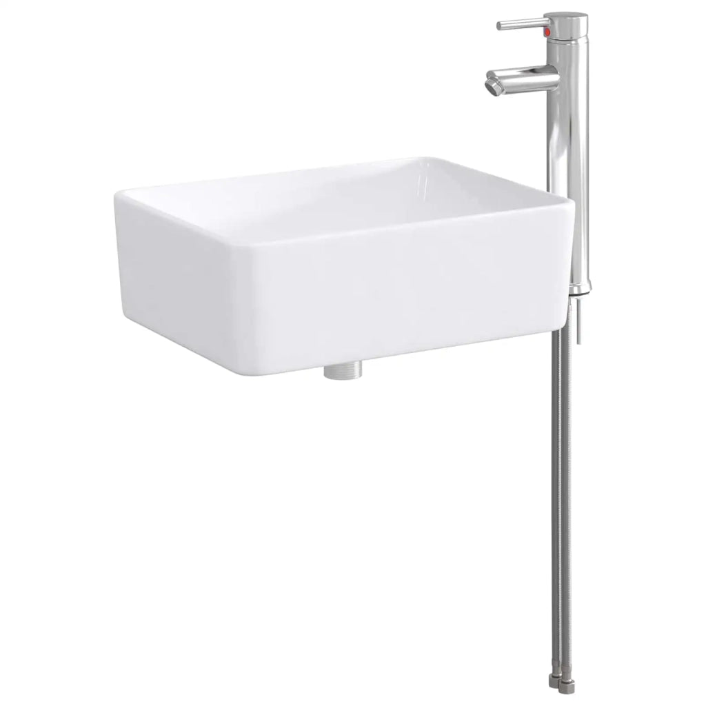 Lavabo da bagno Cromato 40,5 x 30,5 x 13 cm Metallo 890248