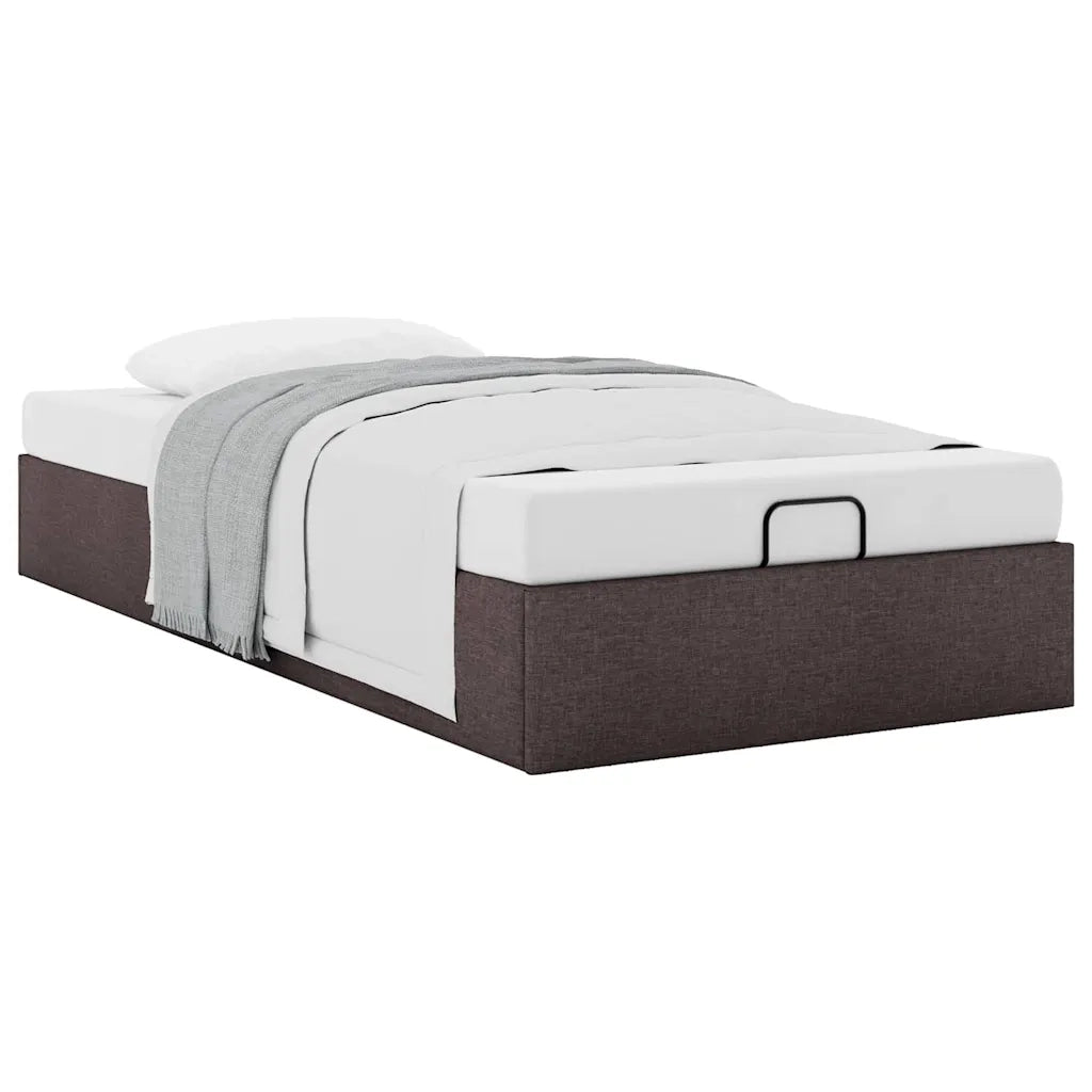 Struttura Letto Pouf senza Materasso 100x200 cm in Tessuto