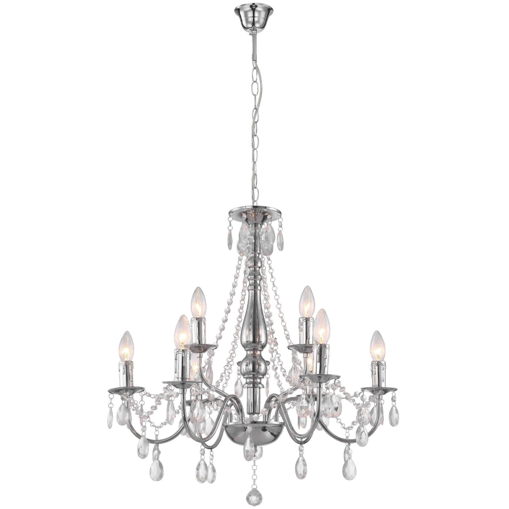 Lampada Da Soffitto Ebt016-9cp Chrome