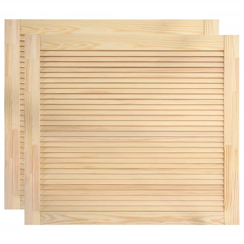 Porte a persiana in 2 pezzi legno di pino massiccio 39,5 x 49,4 cm 02_0003891