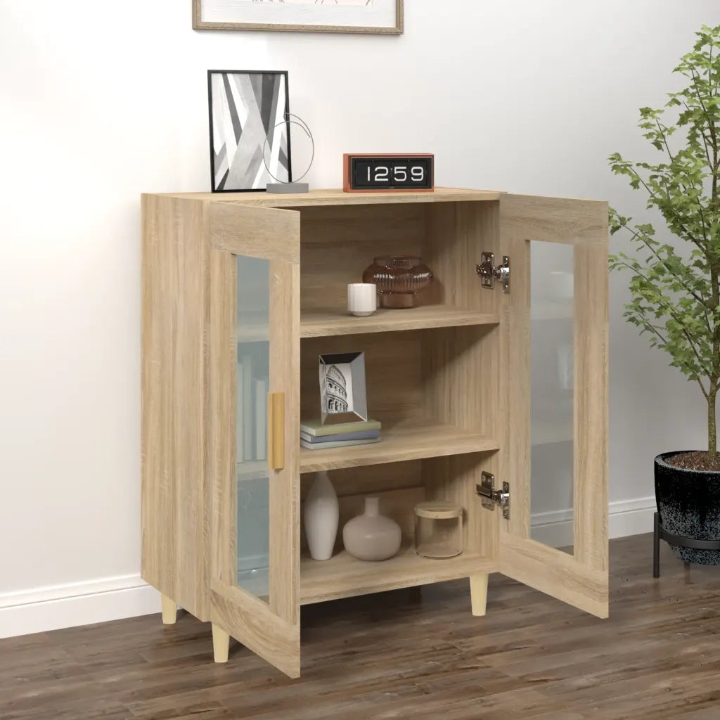 Credenza Rovere Sonoma 69,5x34x90 cm in Legno Multistrato cod mxl 27491