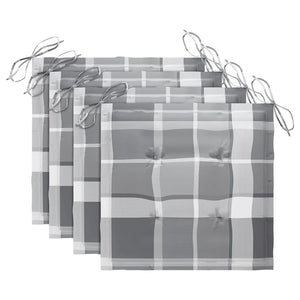 Sedie da Giardino con Cuscini 4 pz in Legno Massello di Teak cod mxl 8647