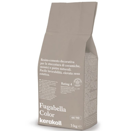 Stucco ibrido piastrelle fugabella impermeabile resistente confezione 3 kg *** colore- kk 110, confezione 1