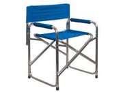 1pz sedia regista in alluminio blu - cm.56x47x78h. cod:ferx.fer109437