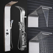 Trade Shop - Pannello Doccia Colonna Cascata Pioggia Ugelli Idromassaggio Soffione Doccetta -