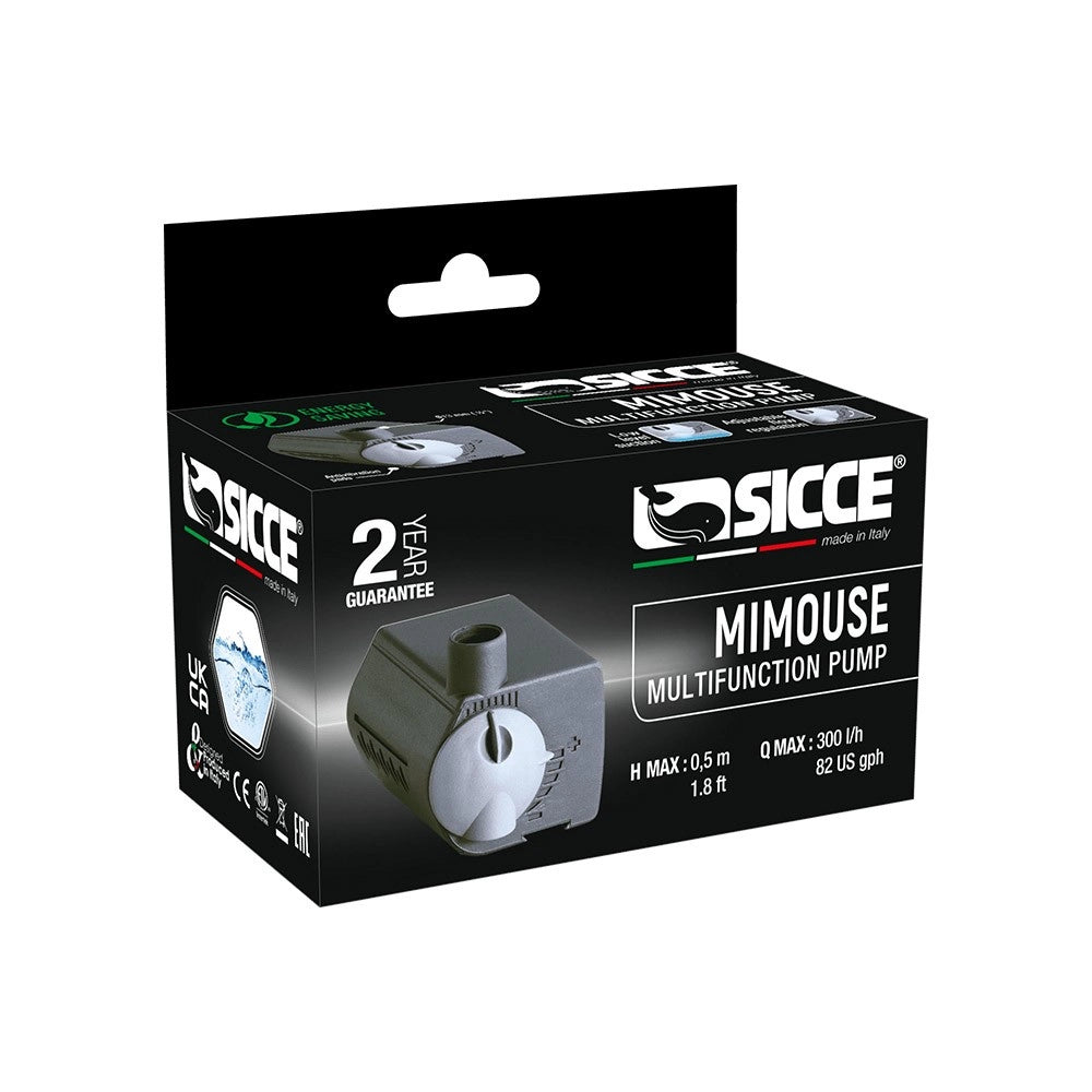 Sicce Mimouse - minipompa regolabile fino a 300 L/h