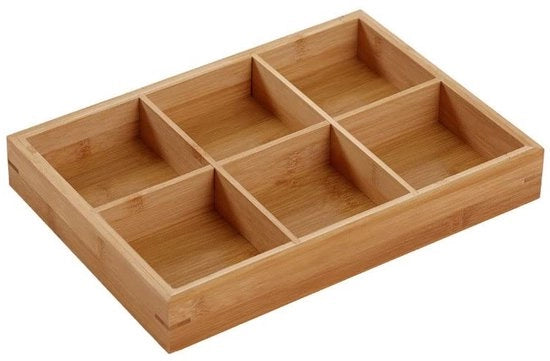 Piatto da snack in legno - Verde - Divisibile - Multi compartimenti - Antiscivolo - Organizzazione - Manuale - Fatto a mano