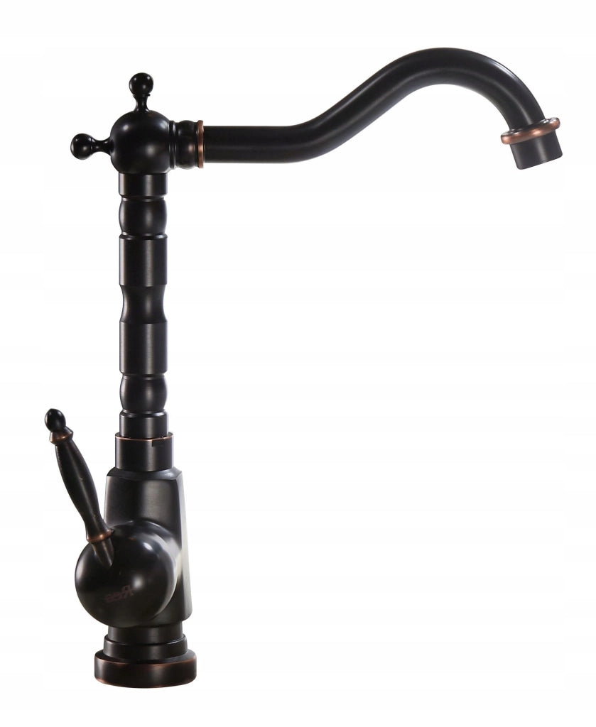 Rubinetto Da Lavabo Rea Bona Old Black High