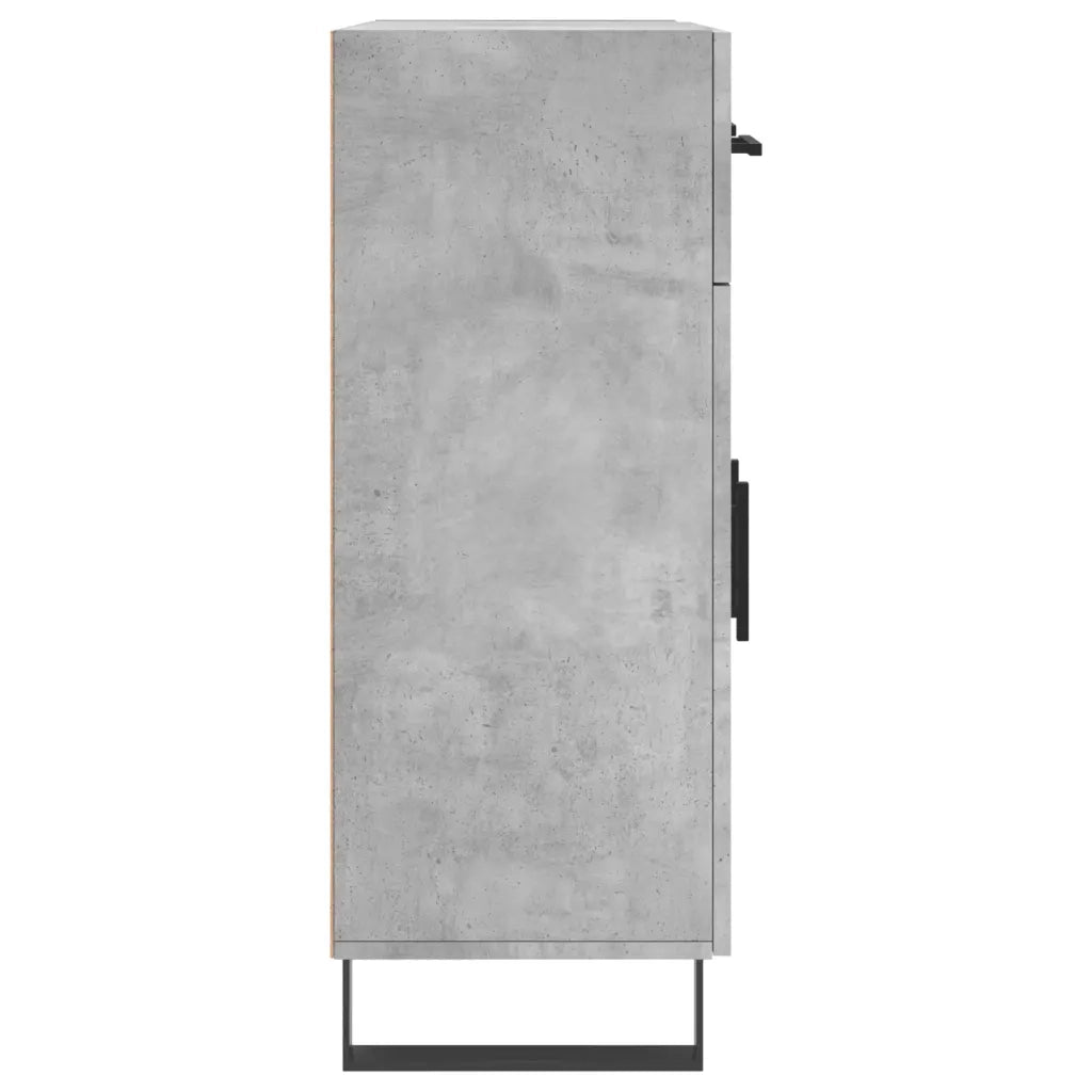 Credenza-Buffet-Armadio da cucina Grigio Cemento 69,5x34x90 cm in Legno Multistrato 222591
