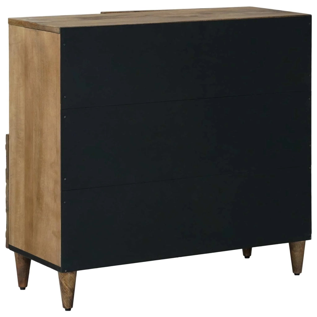 Credenza Marrone 80 x 33,5 x 75 cm Legno di mango massello