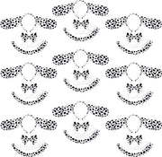 Accessori di costume per cagnolino - Cappello per cane con set di strisce orecchiali - Cosplay Halloween - Donna e bambino - 9 pezzi.