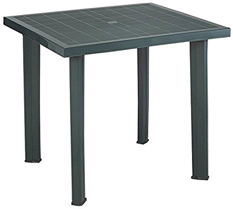 MAURY'S TAVOLO FIOCCO DA ESTERNO 80 X 75 X 72 CM VERDE