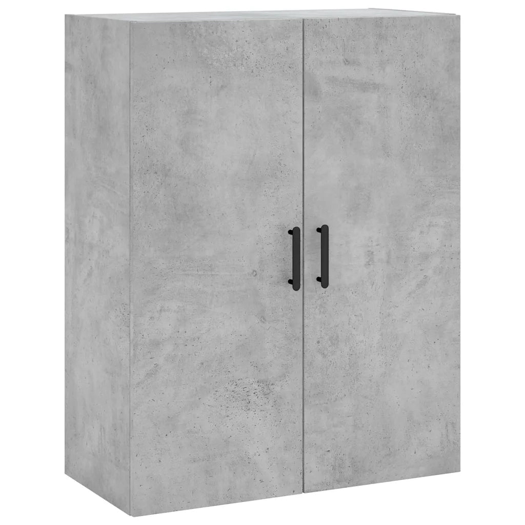Credenza | Madia | Buffet da pranzo | Armadio da pranzo Grigio Cemento 69,5x34x180 cm in Legno Multistrato