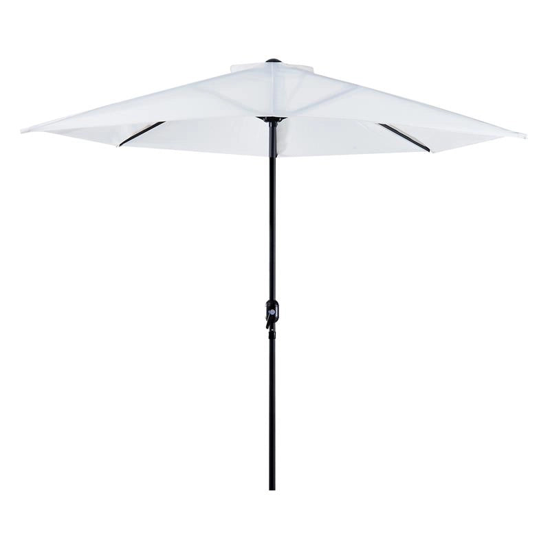 OMBRELLONE SEMICIRCOLARE IMPERMEABILE 269 X 138 X 236 CM BIANCO