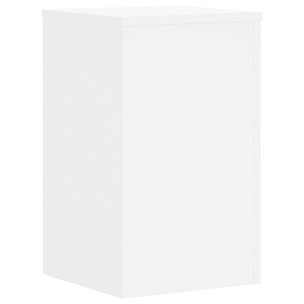 Supporti per Piante 2 pz Bianchi 30x30x50cm Legno Multistrato 852915