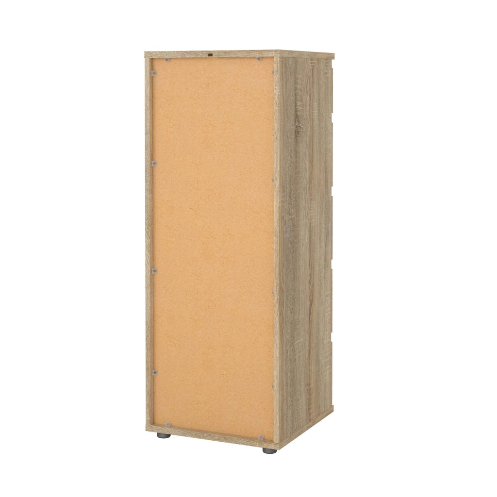 Cassettiera Abelarda, Settimino multiuso, Comò camera da letto, Mobile con cassetti, 40x40 h107 cm, Quercia