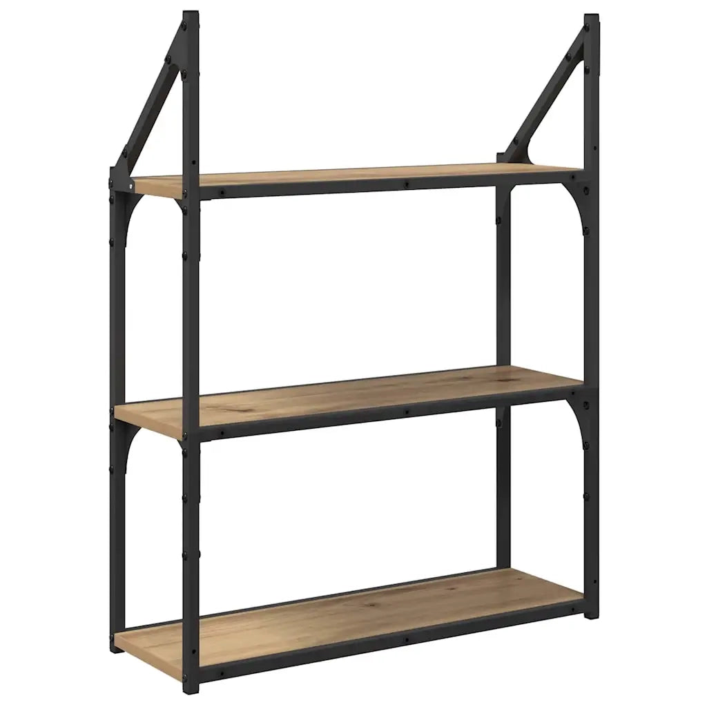 Scaffale da parete Rovere artigianale 60 x 21 x 78,5 cm 882791